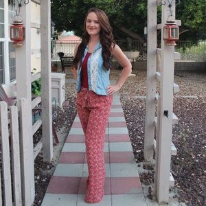 Joie 100% Silk Boho Pants